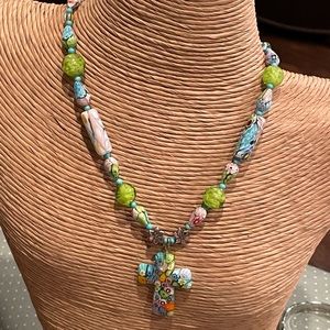 Necklace with Murano beads